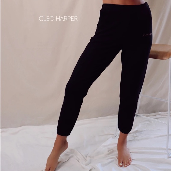 Cleo Harper Pants - Cleo Harper Weekend Jogger Black